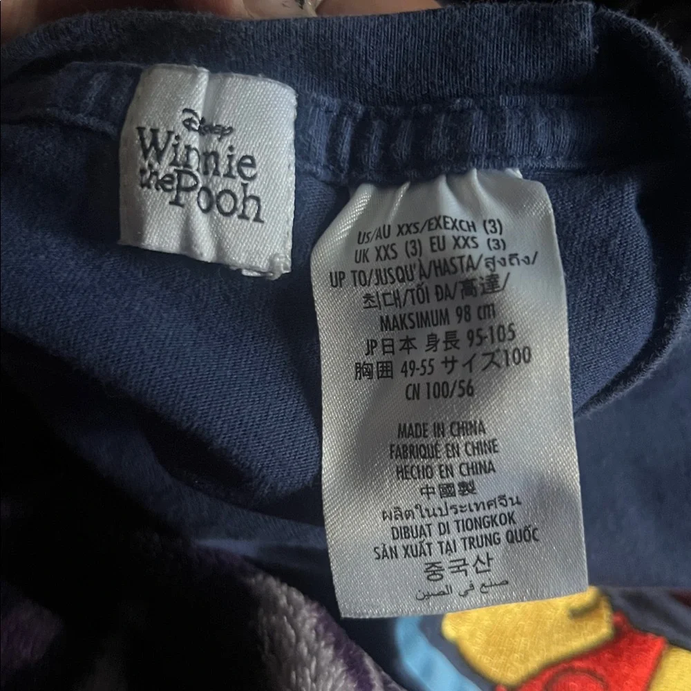 Disney Blue T-Shirt with Pooh Graphic